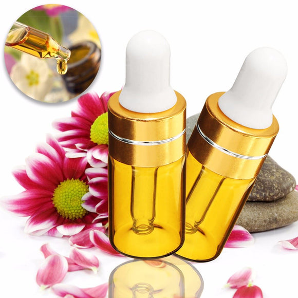 Mini 3ml Amber Glass Dropper Bottle