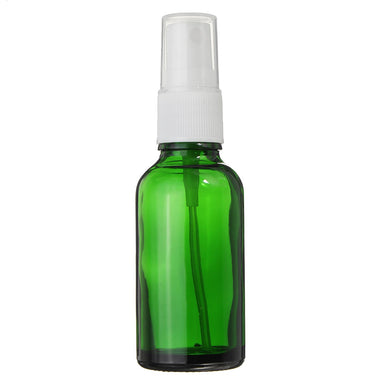 Green Glass Atomizer Spray Bottle